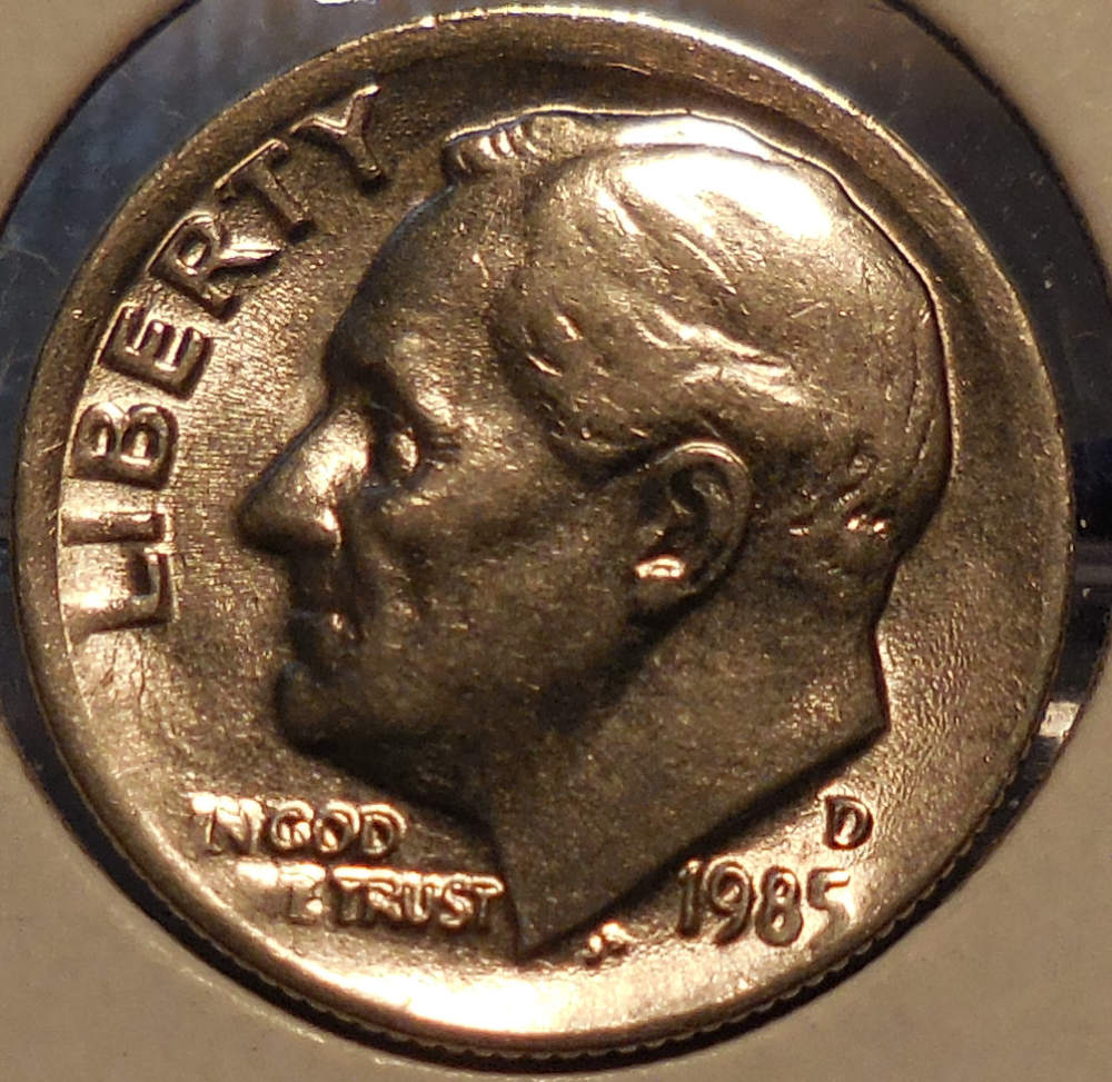 1985-D--Roosevelt-Dime-Unusual