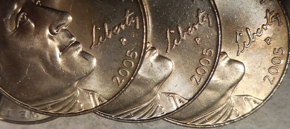 2005-P-Jefferson-Speared-Bison-And-Spiked-Head-On-Same-Coin
