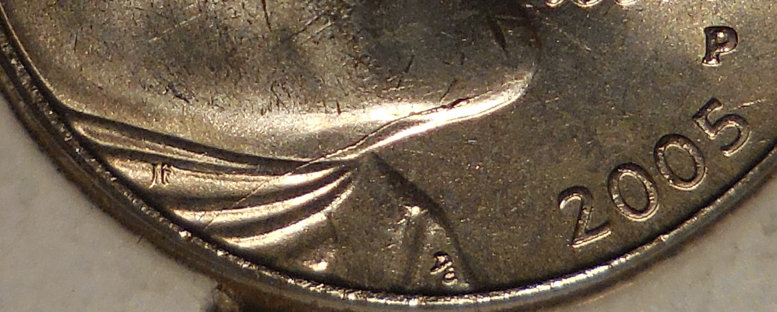 2005-P-Jefferson-Speared-Bison-And-Spiked-Head-On-Same-Coin