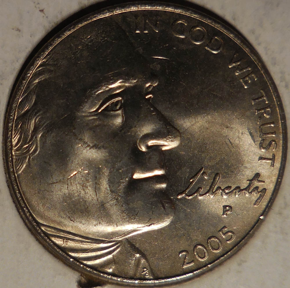 2005-P-Jefferson-Speared-Bison-And-Spiked-Head-On-Same-Coin