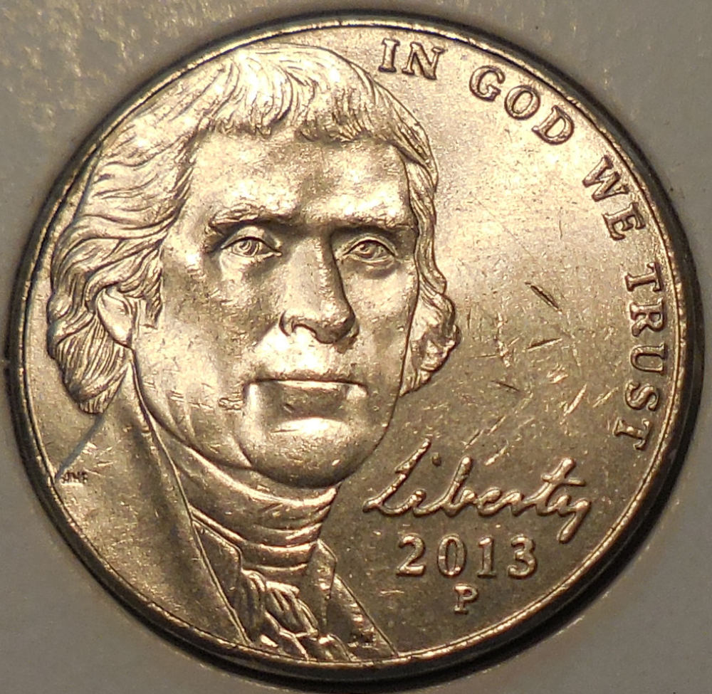 2013-P-Jefferson-Nickel-New-Trail-Die