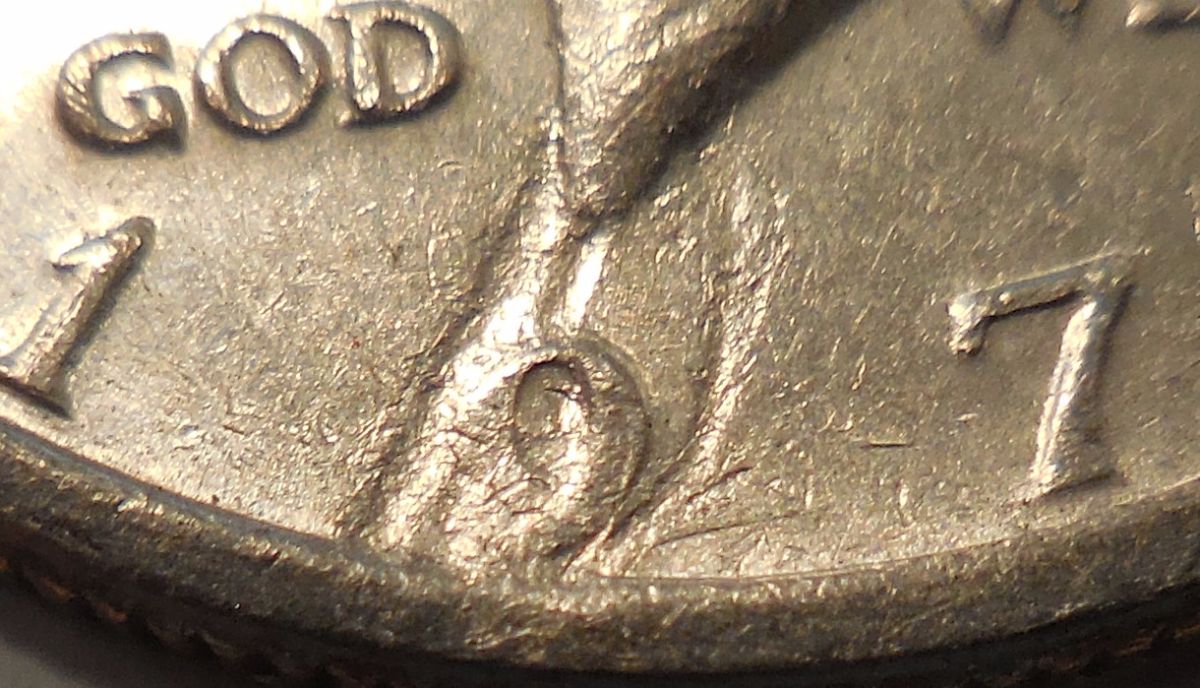 1971-P-Kennedy-Half-Struck-Through-Something?