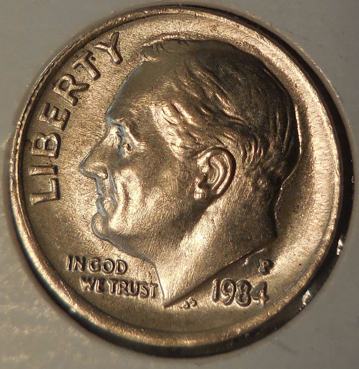 1984-P-Roosevelt-Dime--With-Rim-Issue