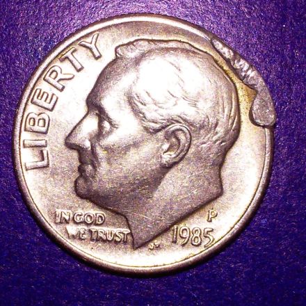 Pre-Or-Post-Mint-:-Extra-Metal-On-1985-P-Dime