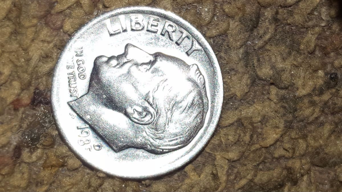 Strange-1985-D-Roosevelt-Dime
