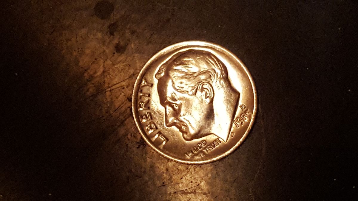 Strange-1985-D-Roosevelt-Dime
