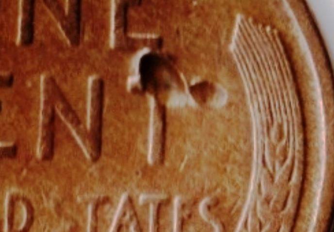 Crater-In-Coin?-1921-S-Lincoln-Cent-Oddity?