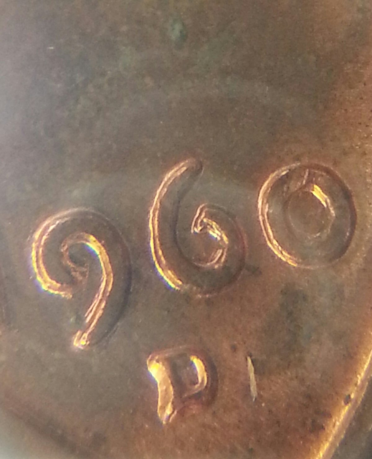 1960-LMC-Nice-Toning-1960-D-DDO-001,-1-O-Iii-&-RPM-100-Small/Large-Date