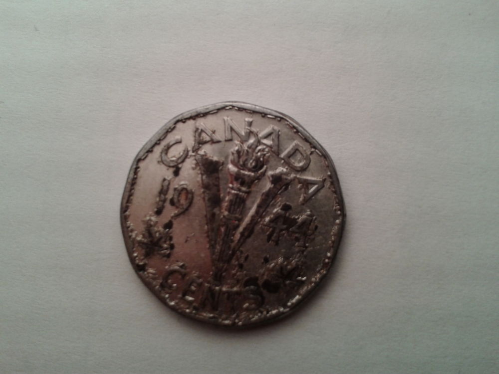 Grade-1944-George-VI-Five-Cent---Nickel