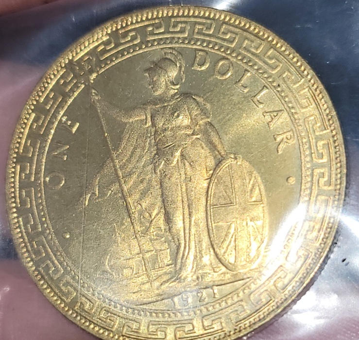1921-British-Trade-Dollar-B-Mint-Mark-Plated-Or-Gold?