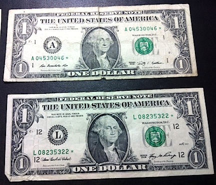 1$-Star-Notes--Found-In-Circulation