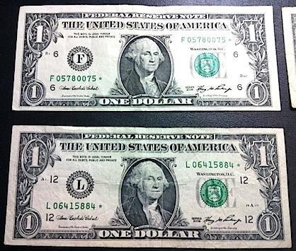 1$-Star-Notes--Found-In-Circulation