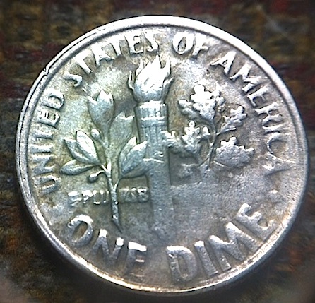1994-Roosevelt-Dime---Struck-Through-Grease?