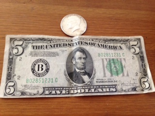 1934c-5$-Bill-Value-Not-Silver-Certificate