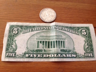 1934c-5$-Bill-Value-Not-Silver-Certificate