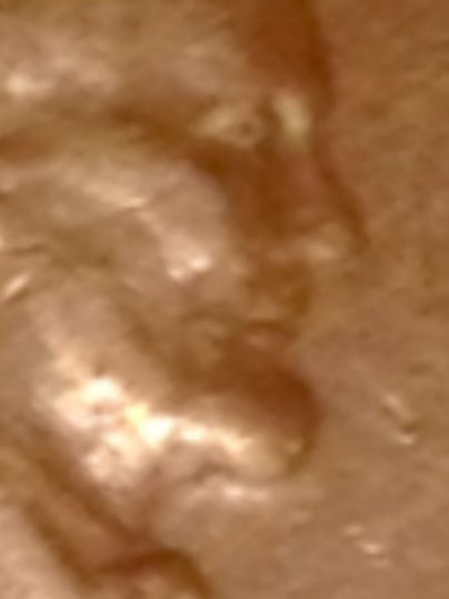 1944-Wheat-Cent,-Doubled-Or-Caused-By-Loose-Planchet-Obverse,-Reverse-Wheat