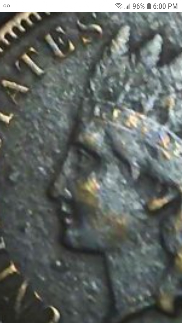 1880-Indian-Head-Penny.-Die-Crack/Break