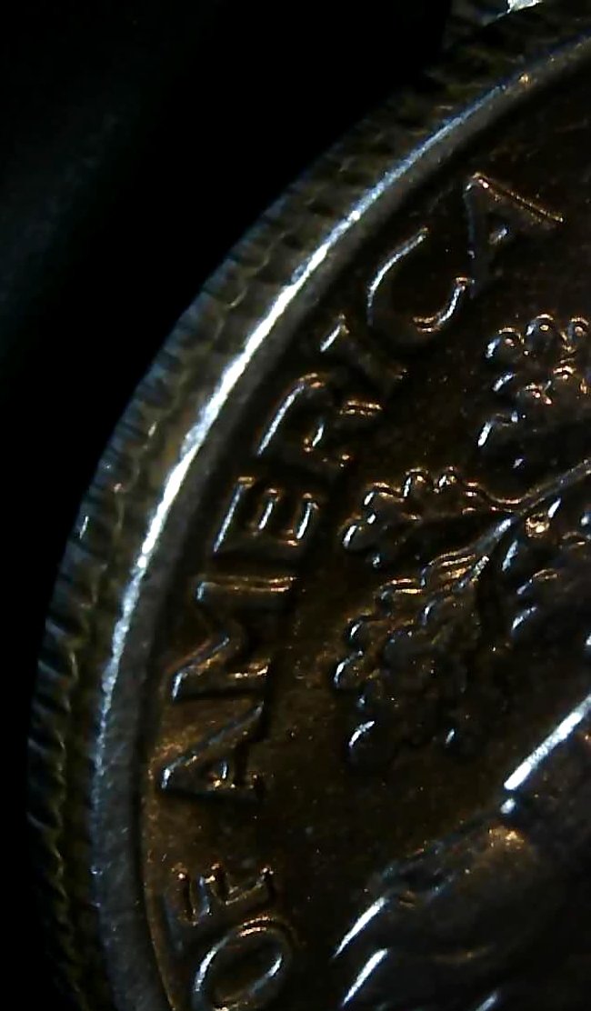 1986-P--Roosevelt-Dime.-Railroad-Rim,-Crack-Along-Edge.