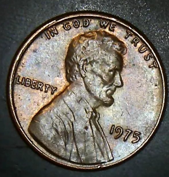 1975-Cent--Partial-Split-Collar-Or-Collar-Clash?-Rim-To-Rim-Die-Cracks--Multi--Small-Cuds