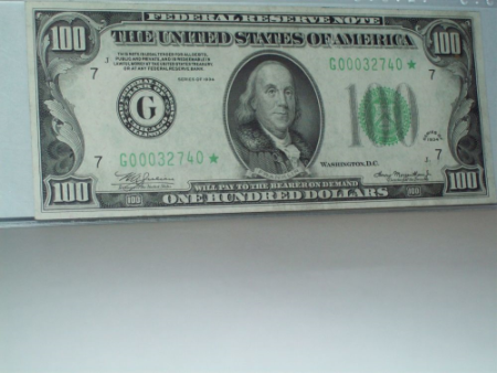 1934-A-$100-Star-Note