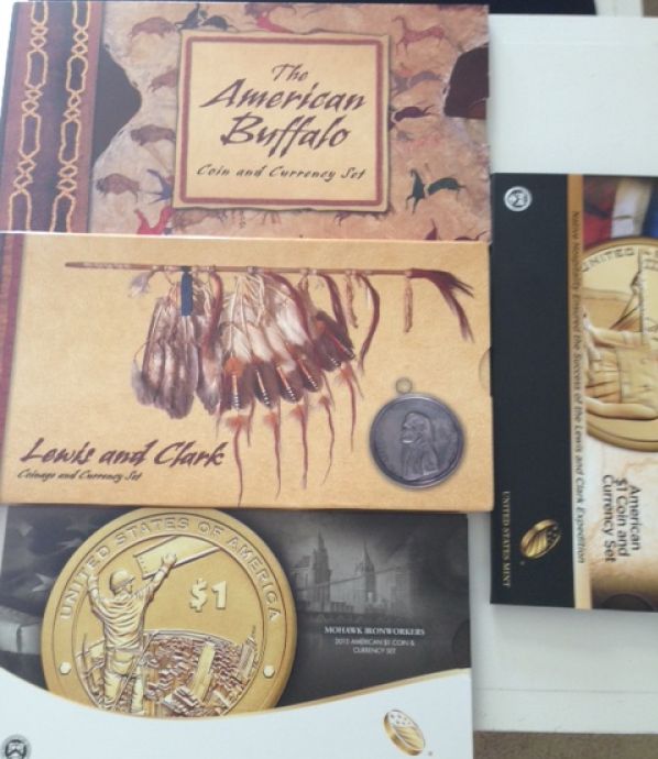 Commems-Collection-Modern:-1994-Thomas-Jefferson-Coinage-&-Currency-Set