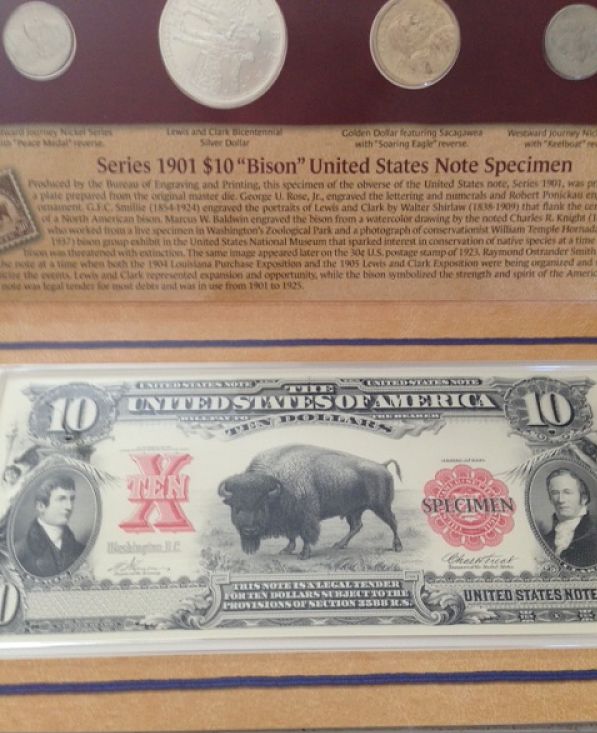 Commems-Collection-Modern:-1994-Thomas-Jefferson-Coinage-&-Currency-Set