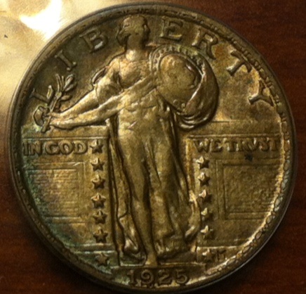 1925-Standing-Liberty-Quarter-In-Blue-ANACS-Holder-..