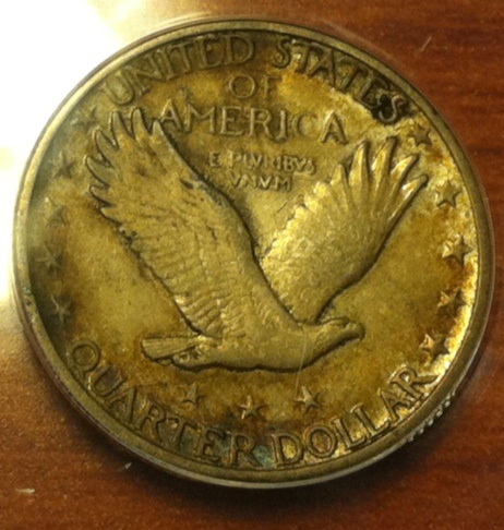 1925-Standing-Liberty-Quarter-In-Blue-ANACS-Holder-..