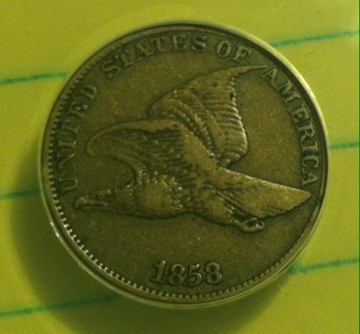 1858-Flying-Eagle-Cent-~-You-Vs-ANACS