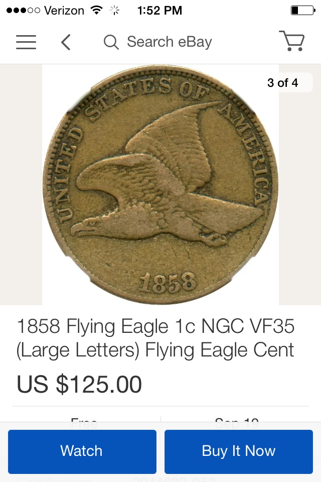 1858-Flying-Eagle-Cent-~-You-Vs-ANACS
