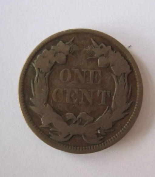 1857-Flying-Eagle-Cent-,-Grade-?