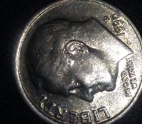 1965-Roosevelt-Dime-Mint-Error?--Missing-Most-Of-Reverse