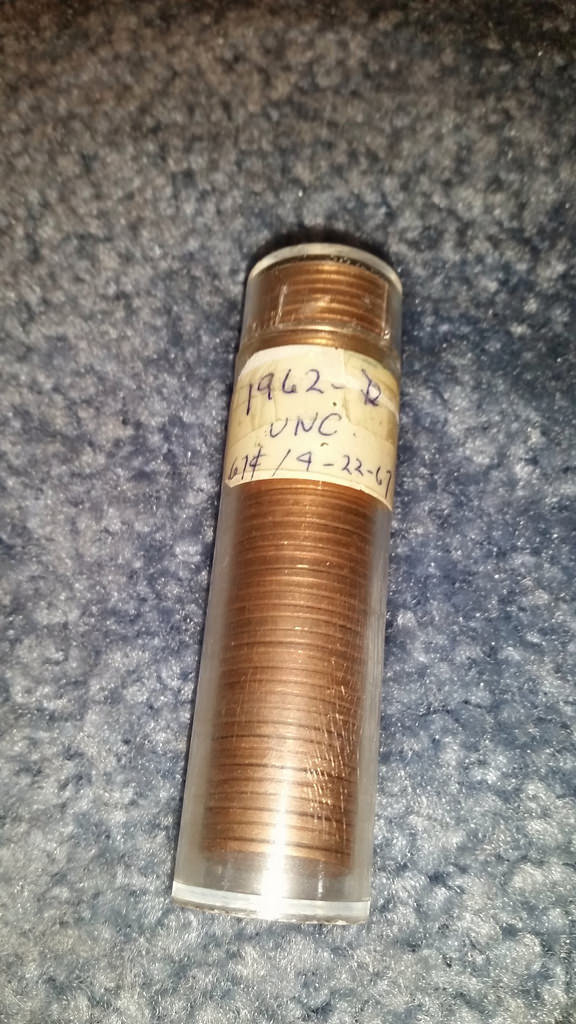 Full-Roll-Of-Lincoln-1962-D-Uncirculated-Pennies-Found-At-Local-Bank