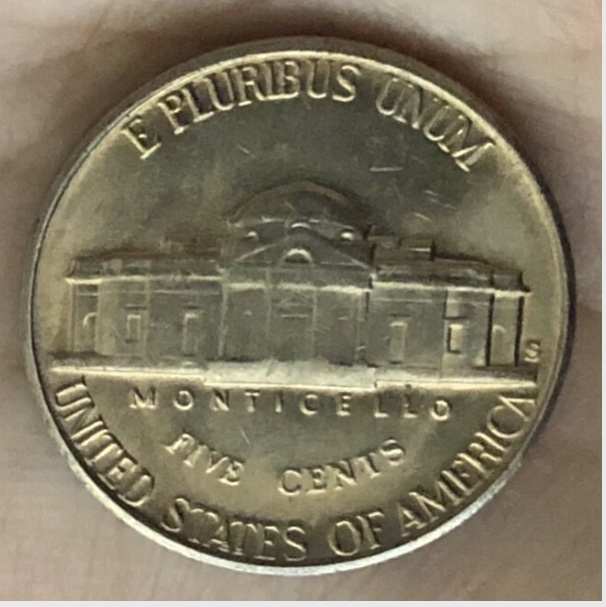 Gold-Toned-1954-S-Nickel-OMM?