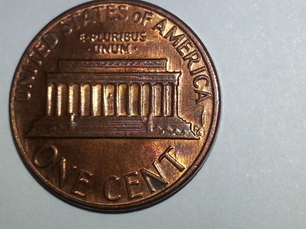 1984-D-Lincoln-Cent---Odd-Mark-On-Reverse