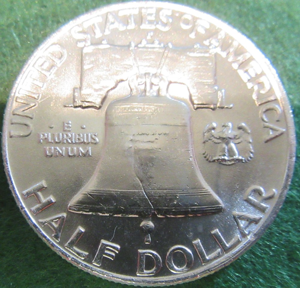1958-Franklin-Half-Dollar-For-Grading