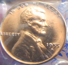 1955-S-Uncirculated-Lincoln-Penny