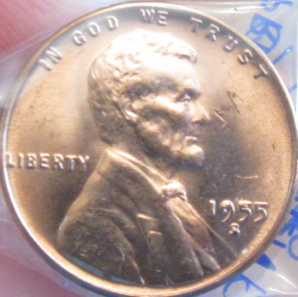 1955-S-Uncirculated-Lincoln-Penny