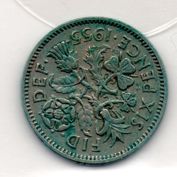 1955-Sixpence-With-