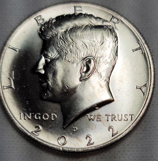 2022-D-Kennedy-Half---New-Unc-From-US-Mint-Roll-Oddities