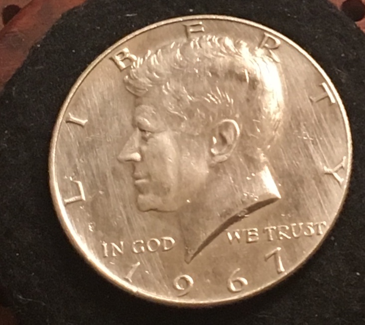 1967-Kennedy-Half-Dollar---Scored-At-Dollar-Store