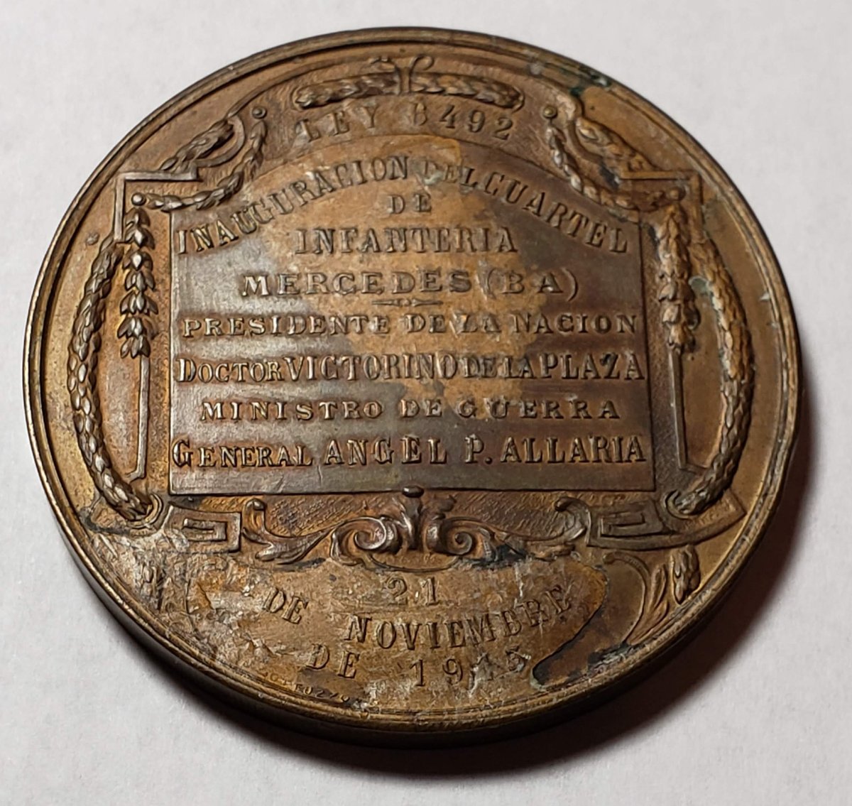 Unidentified-Inauguration-Medal-1915-Central-/-South-American?
