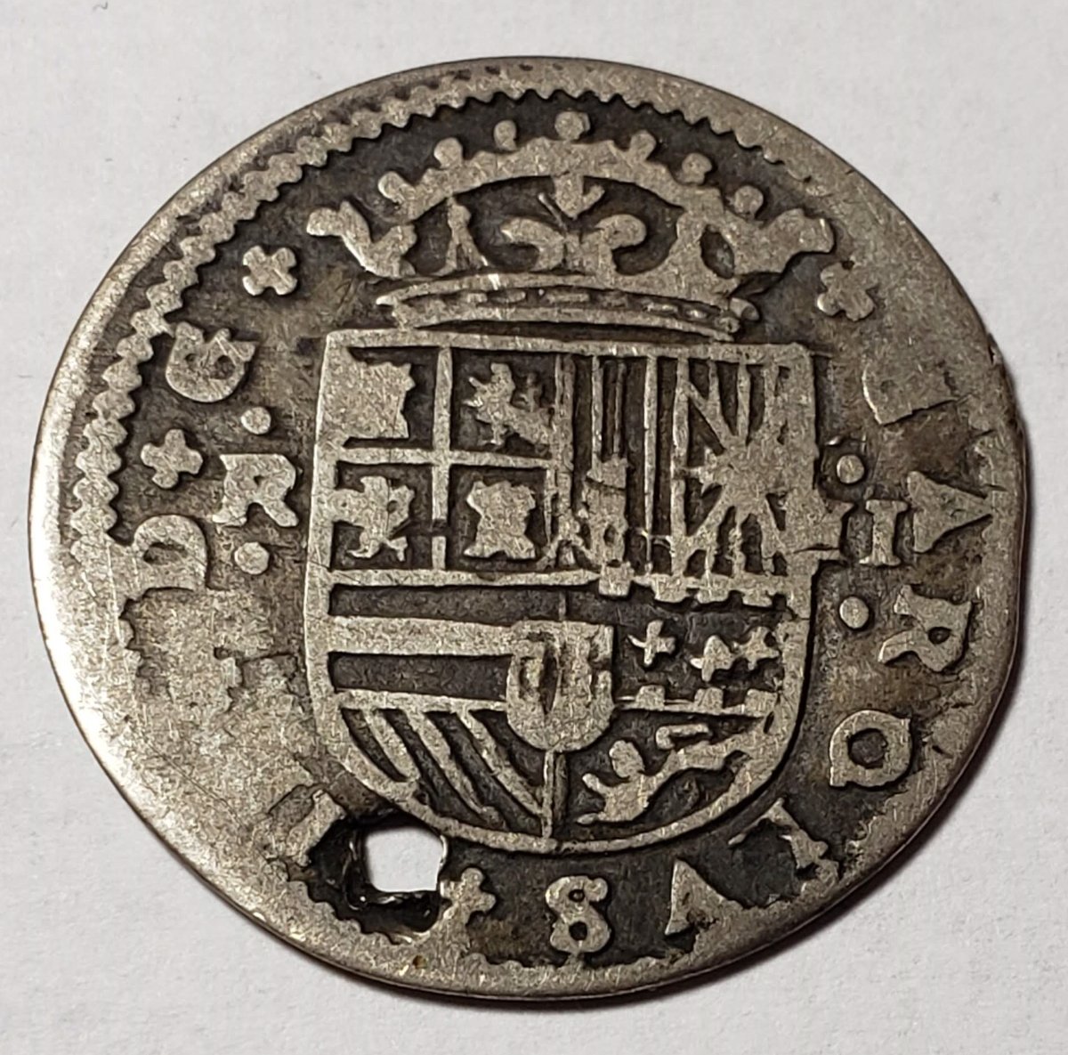 1708-Spain-Silver-Coin-Unidentified