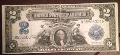 1899-$2-Mini-Porthole-Silver-Certificate-Lyons-Roberts