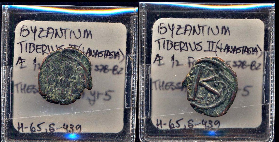 Help-To-ID-Regnal-Year-On-Tiberius-II-Half-Follis