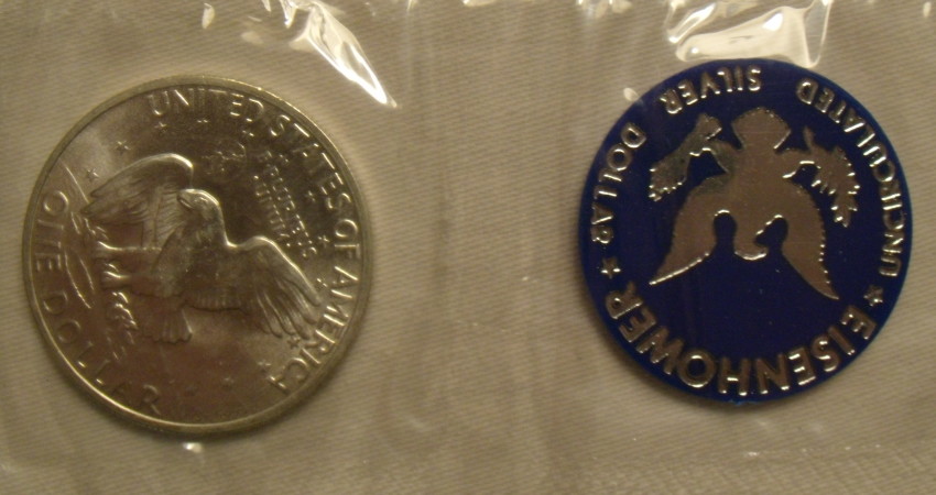 The-7-Days-Of-Ike-Eisenhower-Dollars-II--Plus-Three-Days-Of-Other-Ike-Dollars!