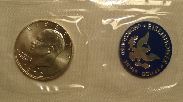 The-7-Days-Of-Ike-Eisenhower-Dollars-II--Plus-Three-Days-Of-Other-Ike-Dollars!