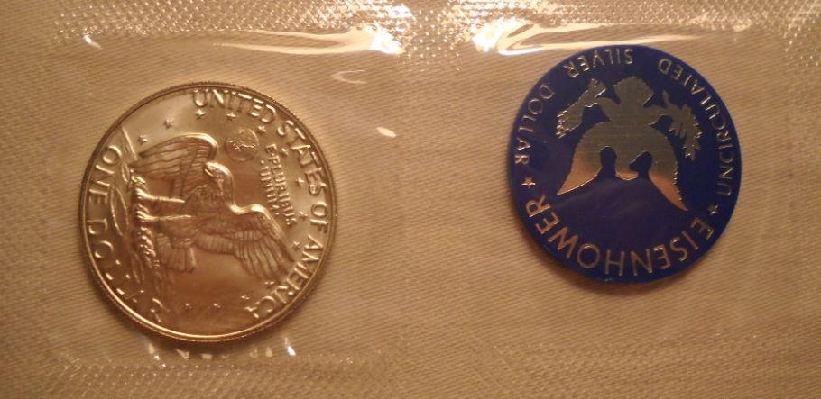 The-7-Days-Of-Ike-Eisenhower-Dollars-II--Plus-Three-Days-Of-Other-Ike-Dollars!