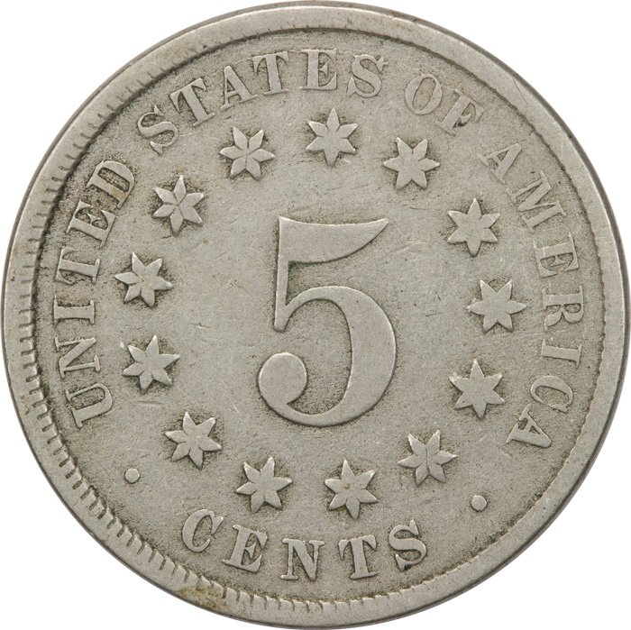 1876-Shield-Nickel-For-Grading