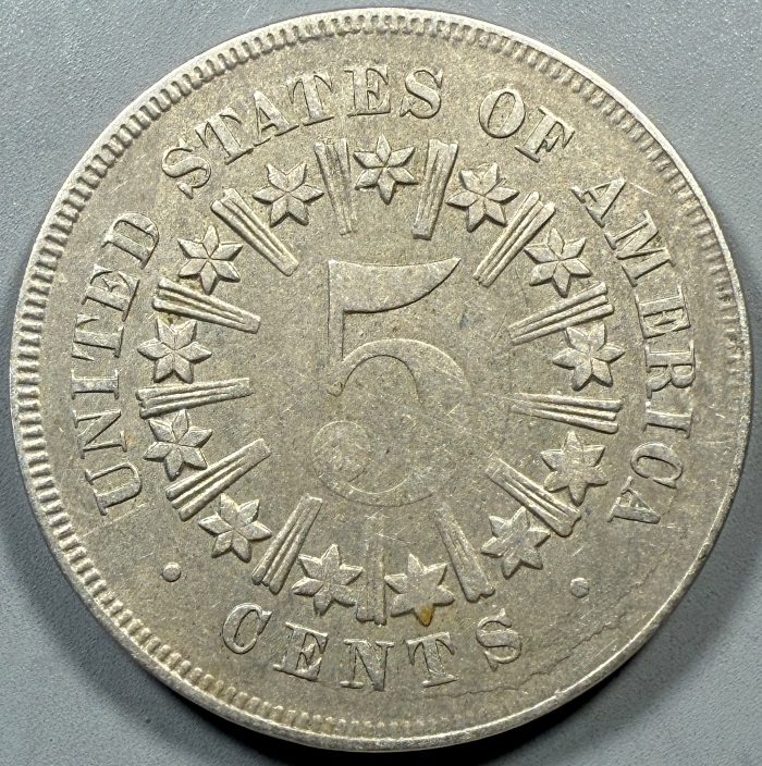 1867-With-Rays-Shield-Nickel